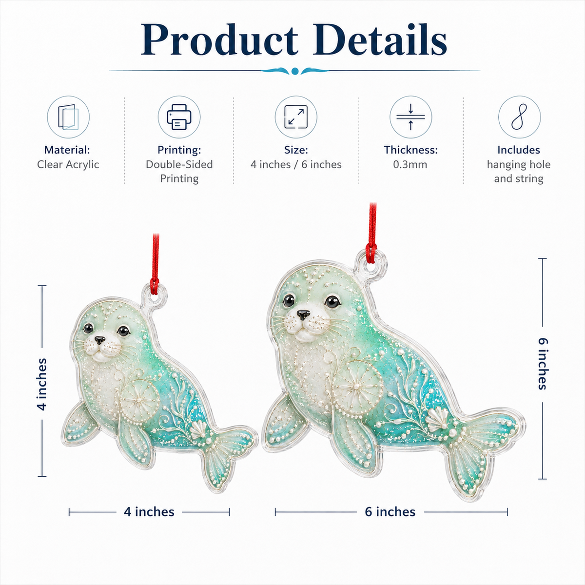 Summer Ocean Animals Seal