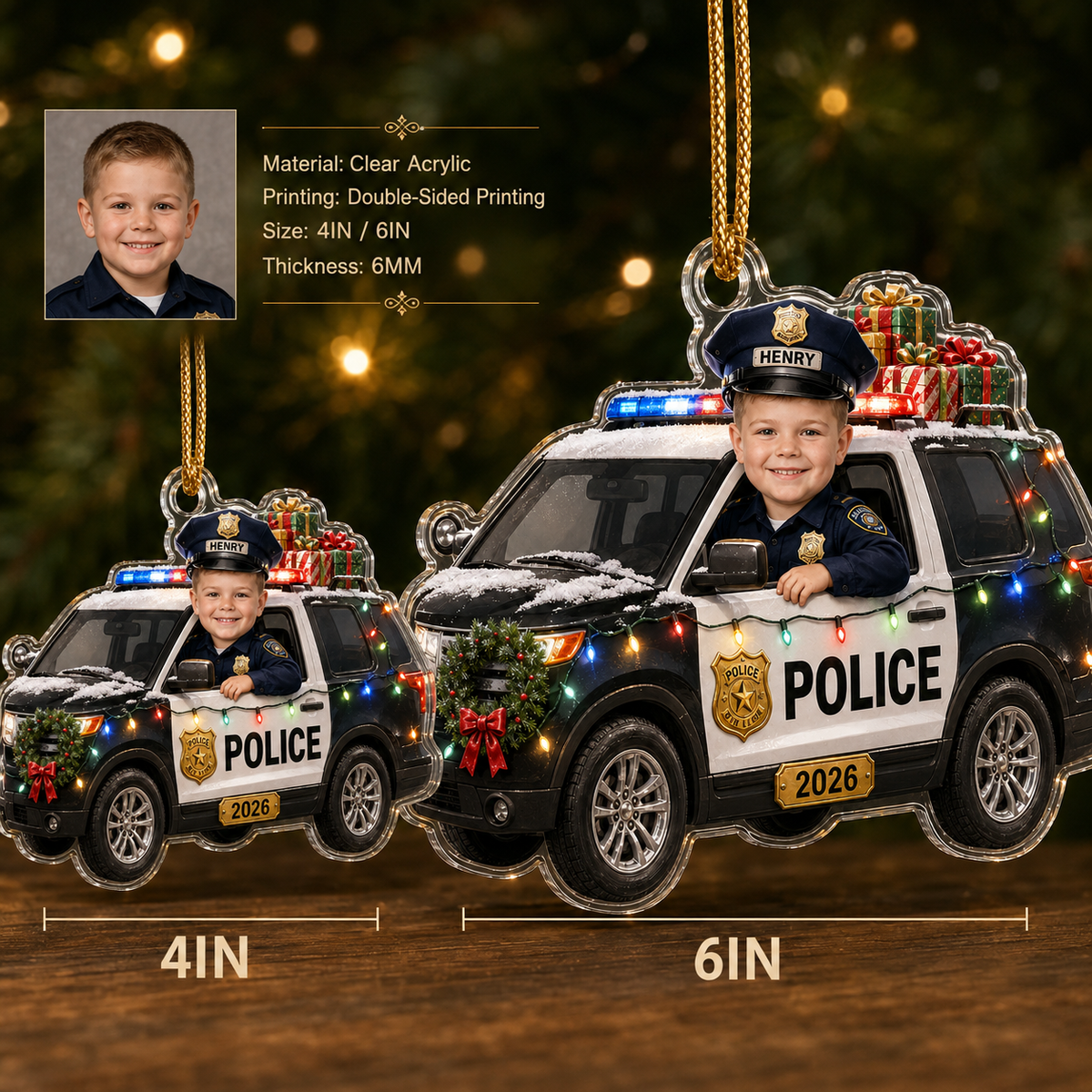 Photo Kids Police SUV