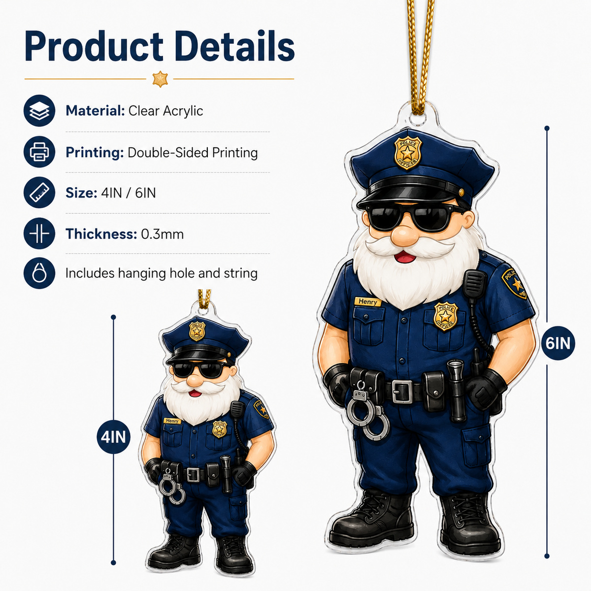 Police Santa In Uniform S2