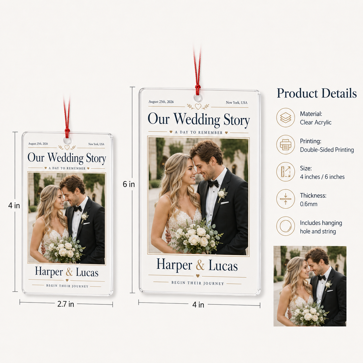 Wedding Story Newspaper