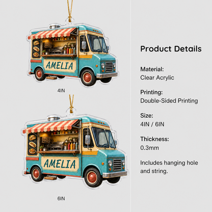 Food Lover Food Truck Ornament