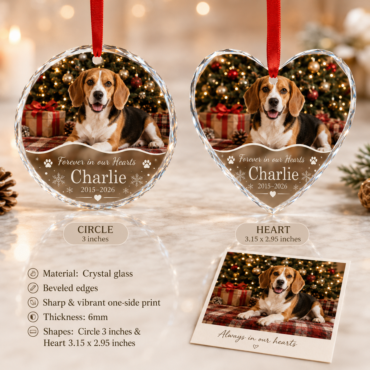 Custom Photo Dog Memorial Style 10