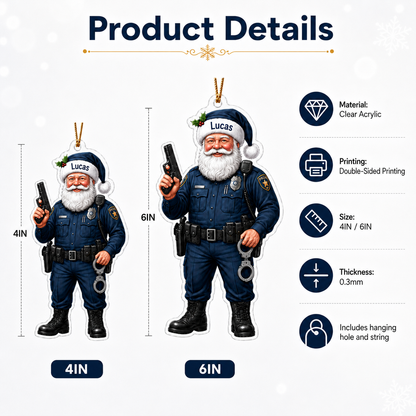 Police Santa In Uniform S1