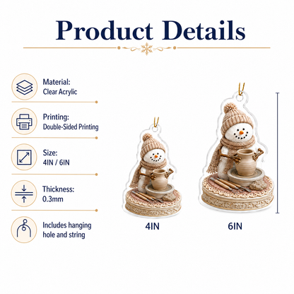 Snowman Hobbies Acrylic Pottery
