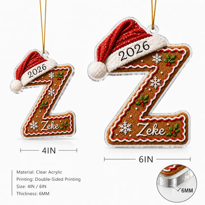 Custom Name Alphabet Acrylic Z