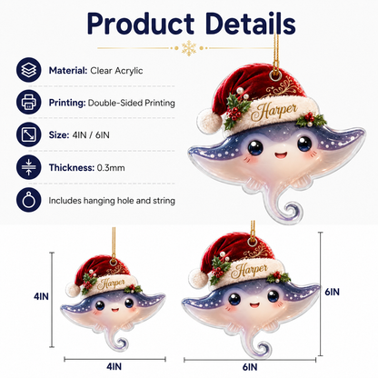 Animal With Santa Hat Stingray
