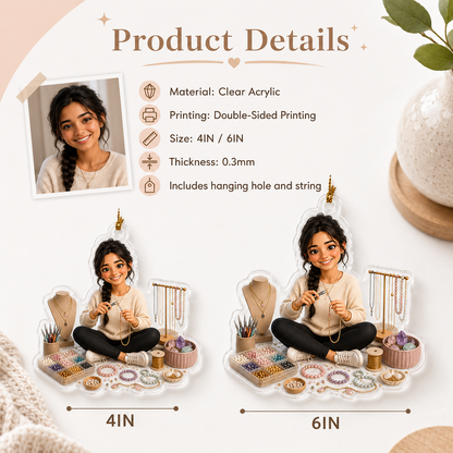 Custom Photo Hobbies Acrylic - Jewelry Making