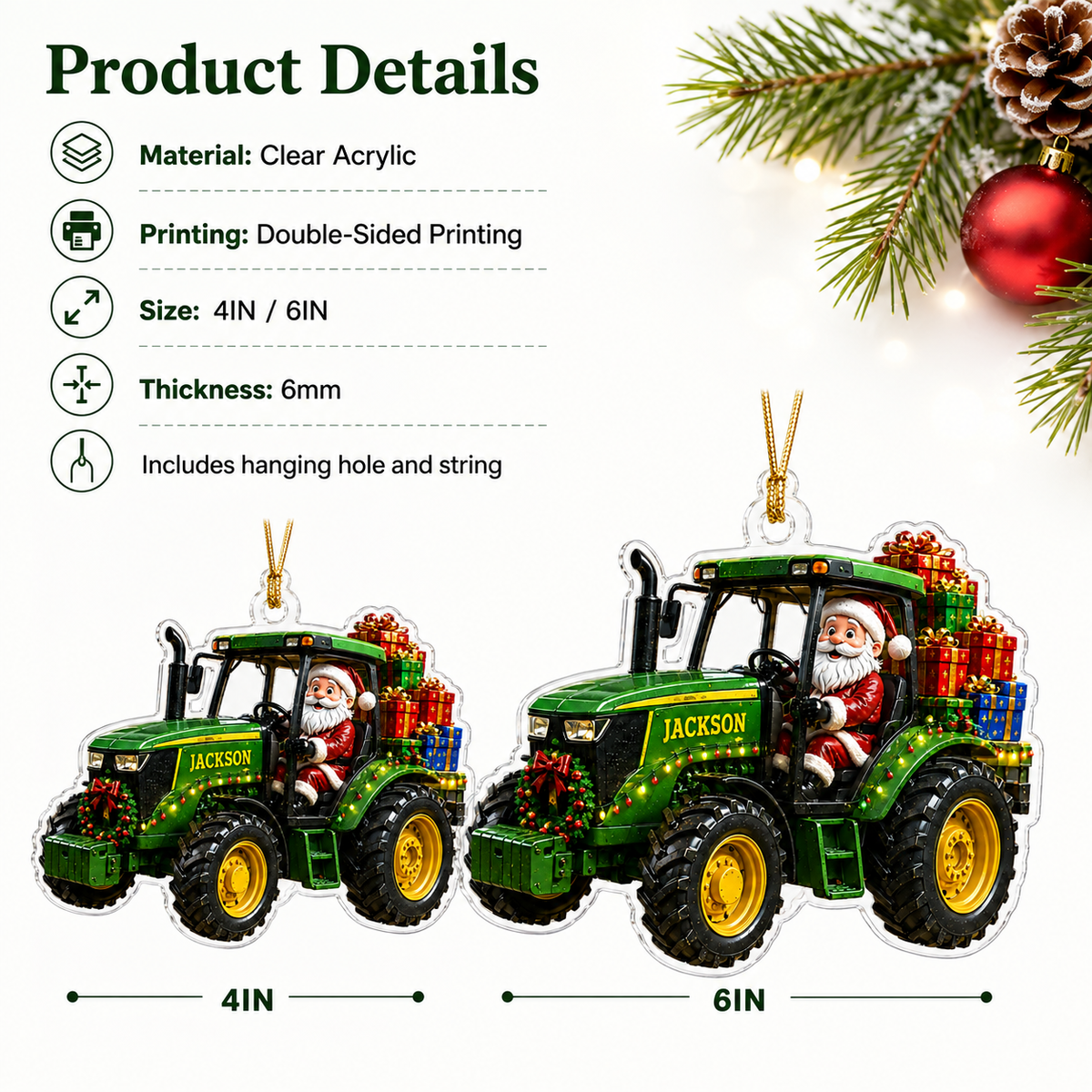 Santa Vehicle Tractor