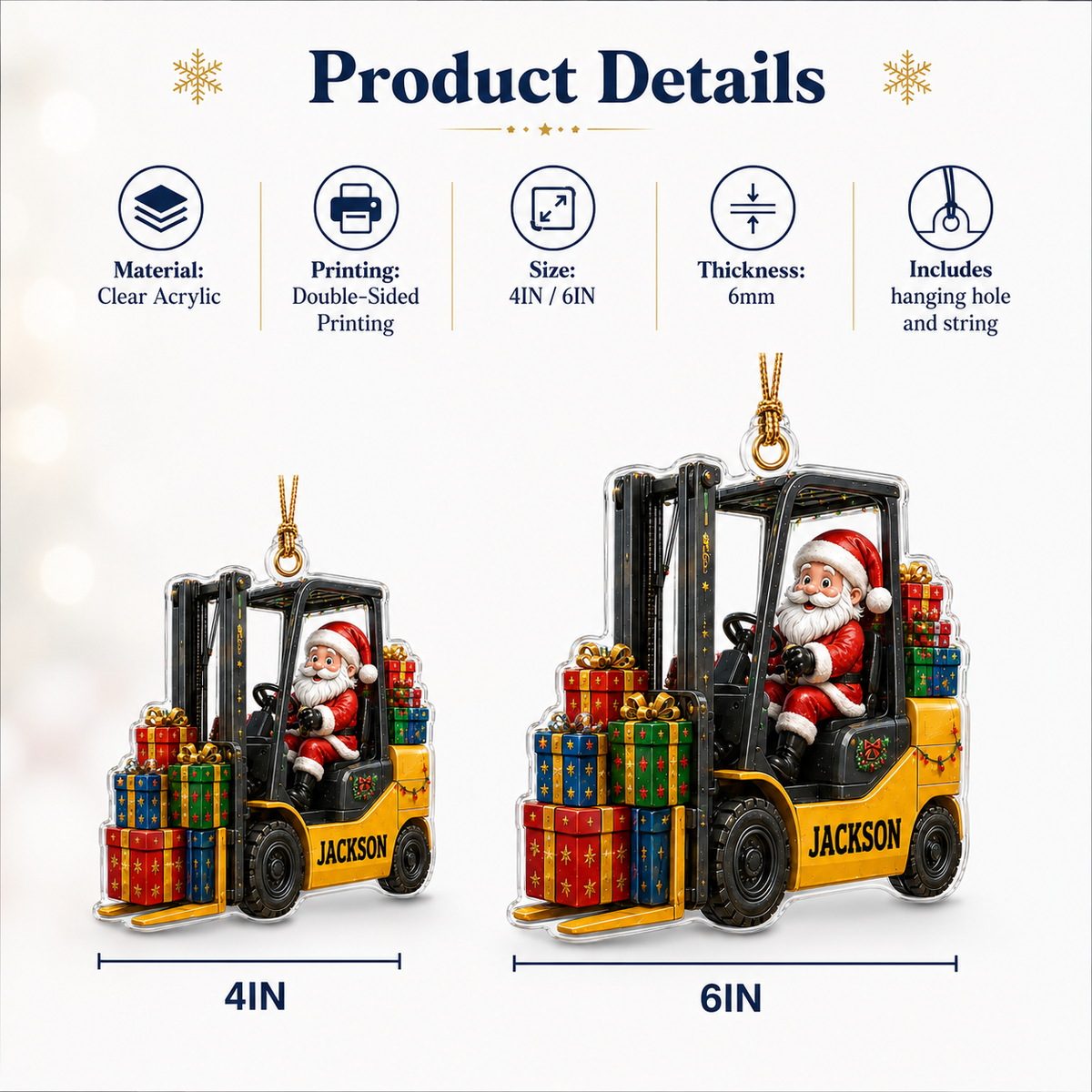 Santa Vehicle Crane Truck