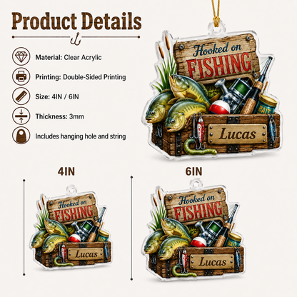 Personalized Fishing Mason Acrylic