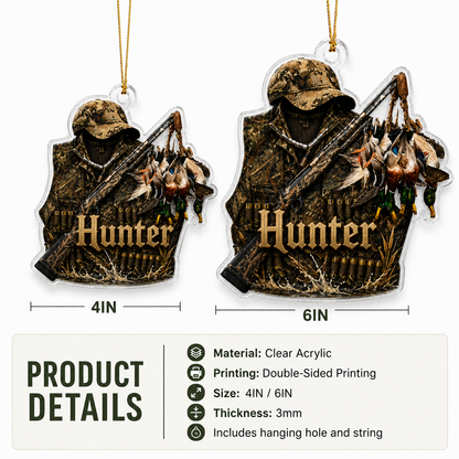 Personalized Hunting Duck Harvest Acrylic