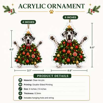 Dog Santa Tree Great Dane