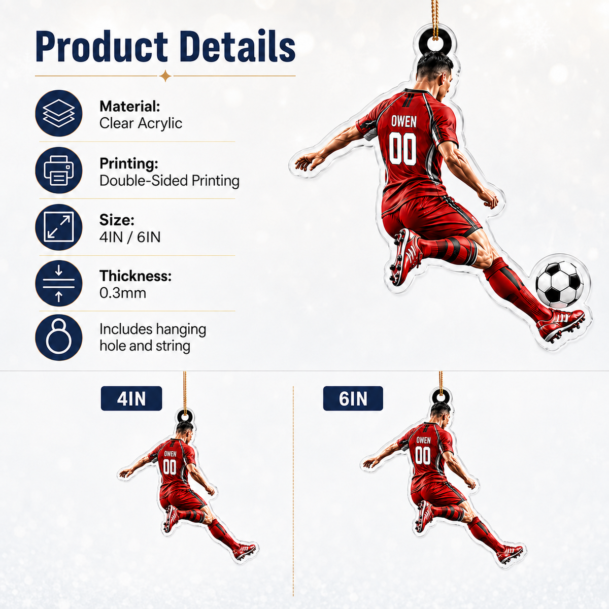 Soccer Acrylic Style 10