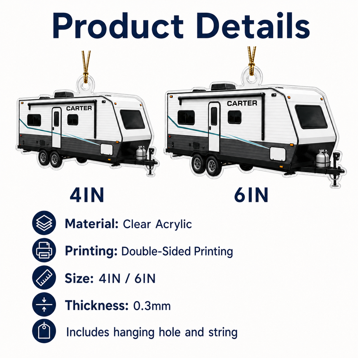 Camping Ornament Style 4