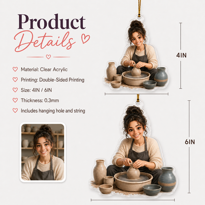 Custom Photo Hobbies Acrylic - Pottery