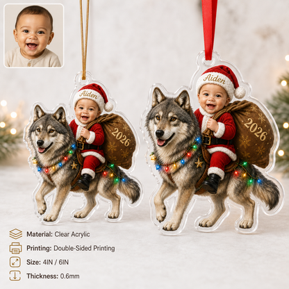 Custom Photo Baby Animal Wolf