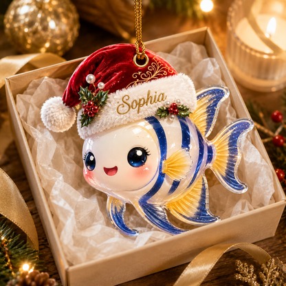 Animal With Santa Hat Angelfish