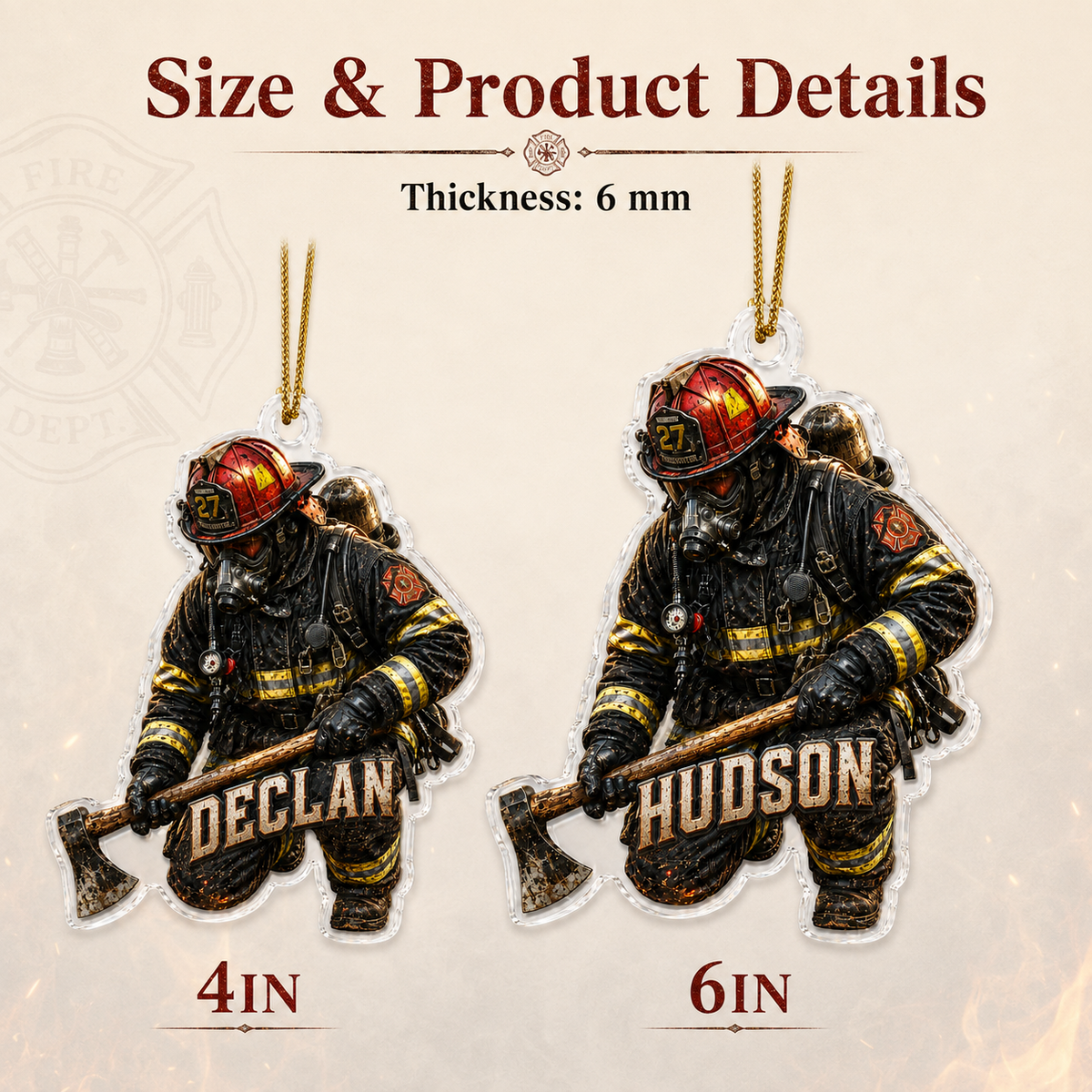 Firefighter With Axe