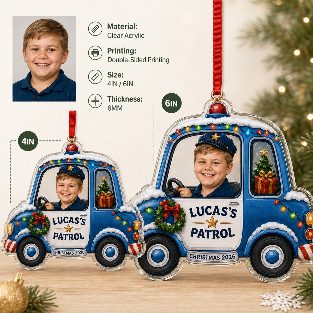 Photo Kids Patrol Car