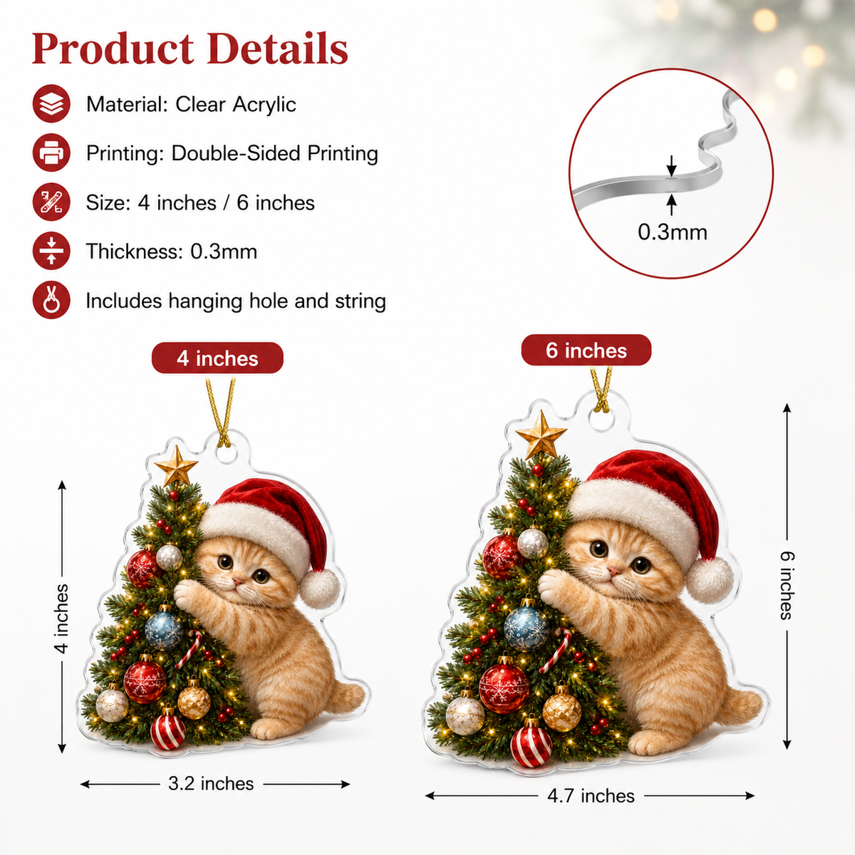 Cat With Christmas Tree Munchkin