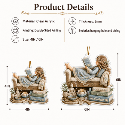 Personalized Just A Girl Hobby Meditation