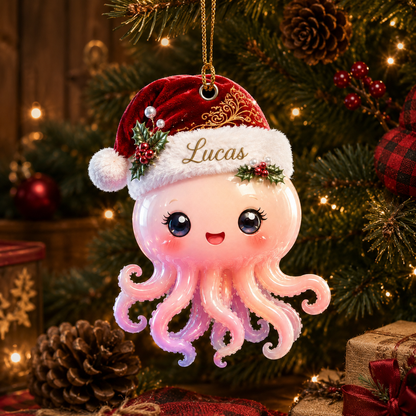 Animal With Santa Hat Octopus