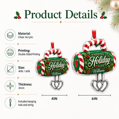 Personalized Kitchen Utensils Acrylic Hand Mixer