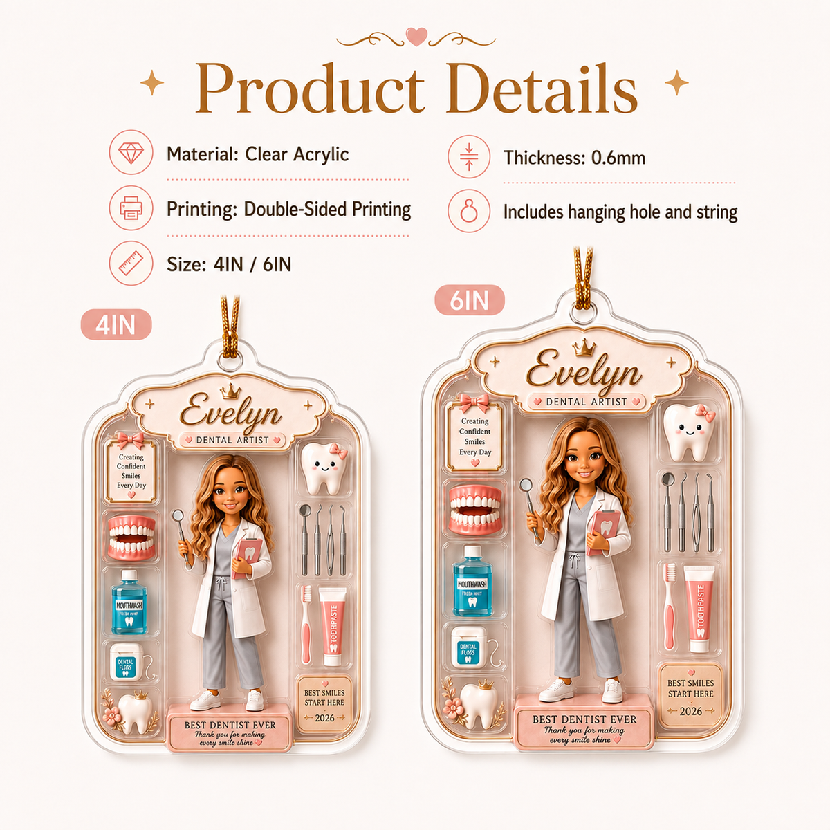 Dental Female Dentist Gift