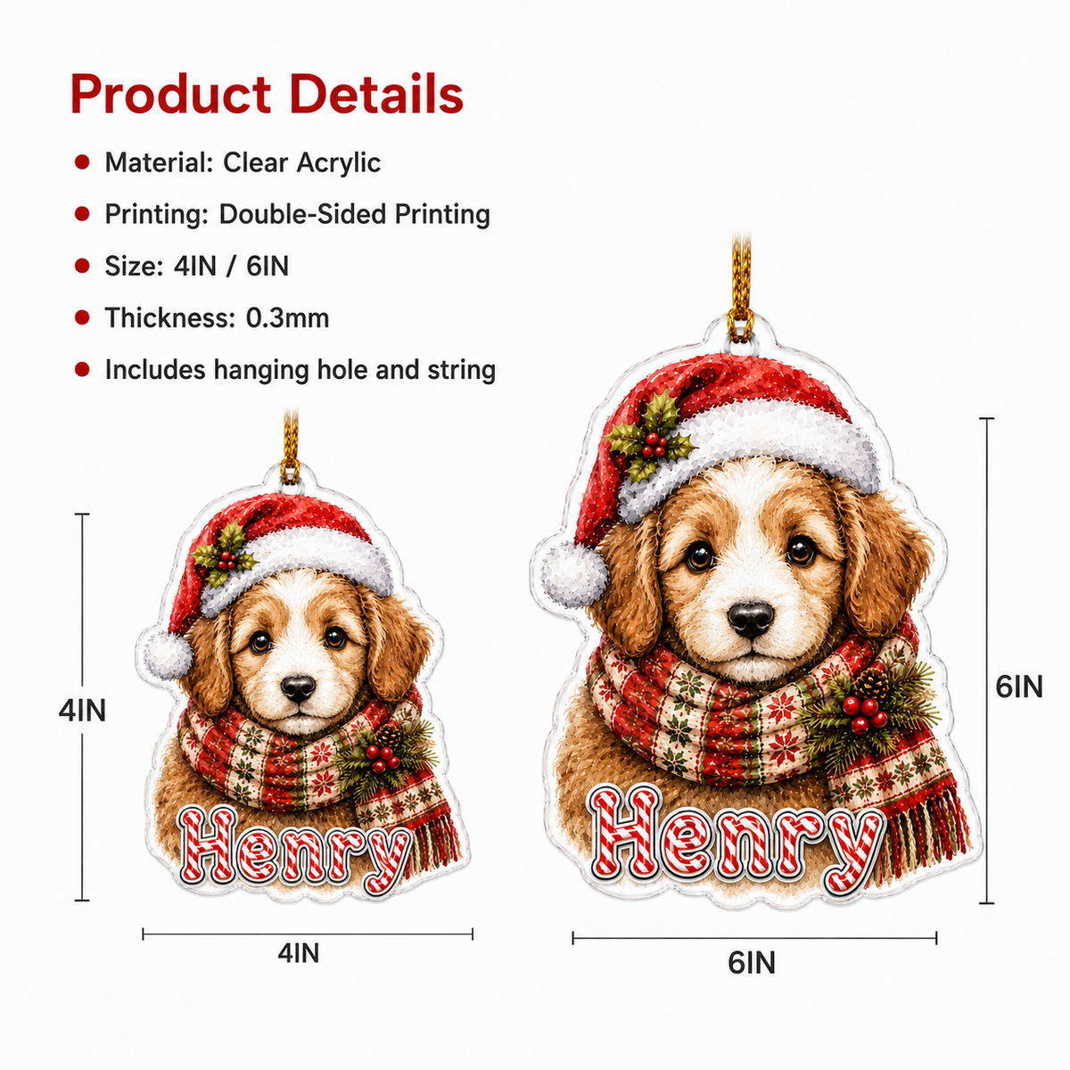 Christmas Farm Animal Dog