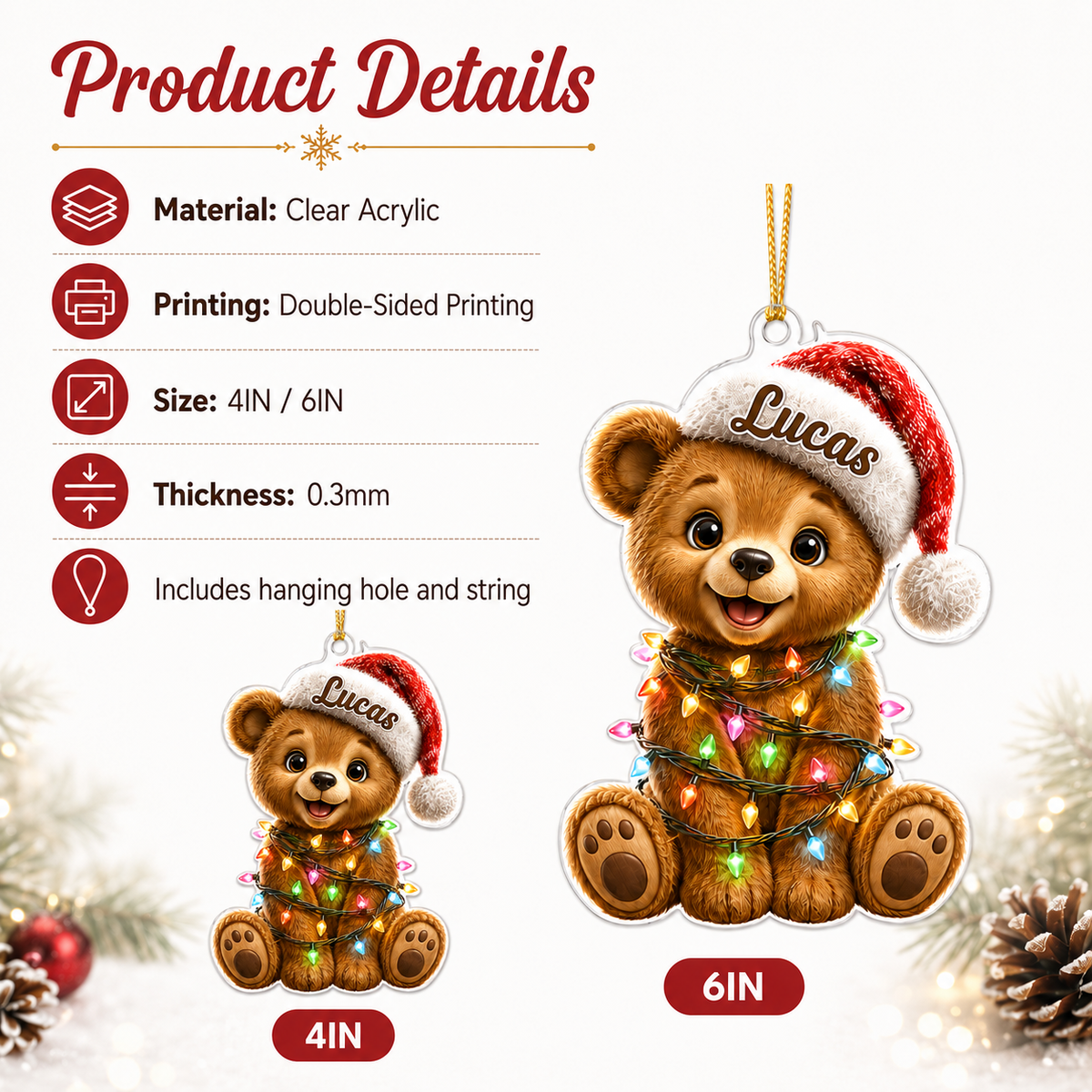 Animal Led Light Bear