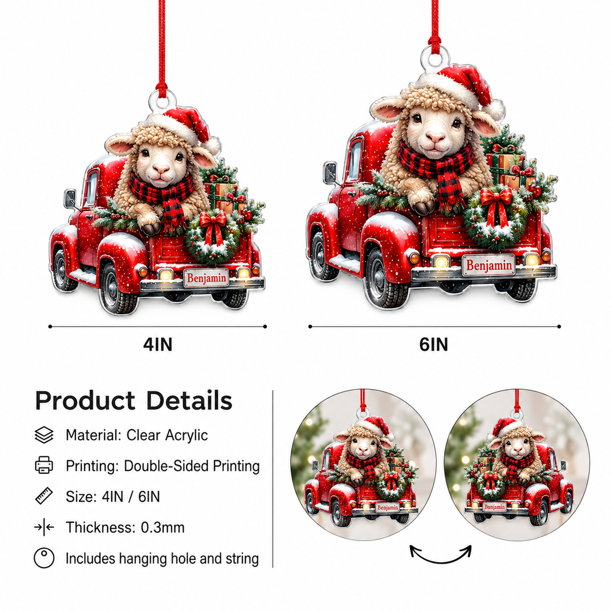 Christmas Farm Sheep