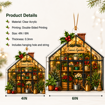 Custom Gardening Glasshouse Retreat Acrylic