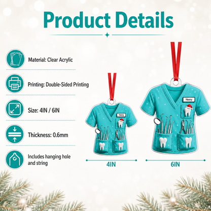 Dental Dental Scrubs Xmas
