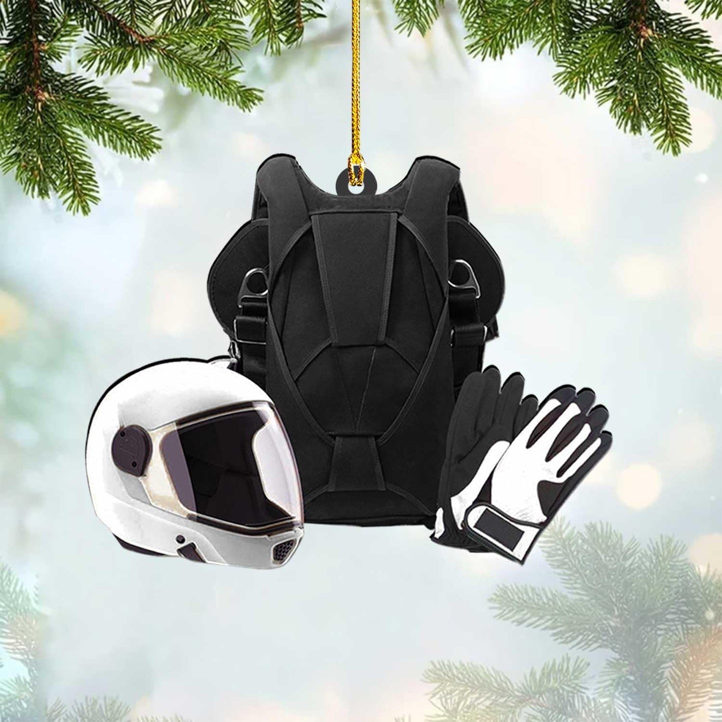 Custom Skydiving Christmas Ornament – Skydiver Xmas Decor O11