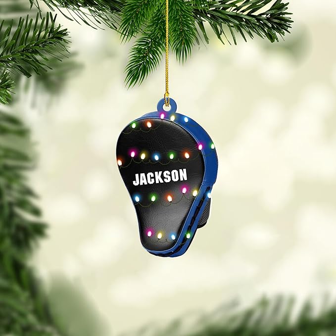 Personalized Boxing Gloves Christmas Ornament - Boxing Ornament Gift LL11