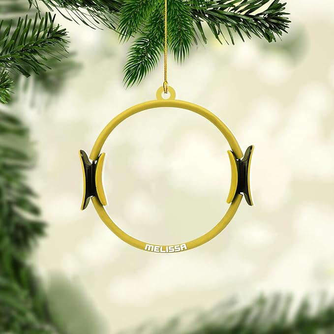 Customized Pilates Christmas Ornament - Pilates Gift for Women, Ornament Gift LL27