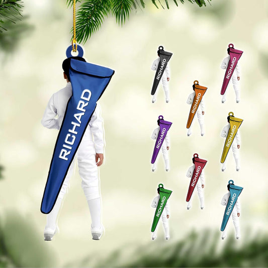 Personalized Fencing Christmas Ornament Christmas Tree Decor Gift for Fencer 2025 Fencing for Christmas Tree