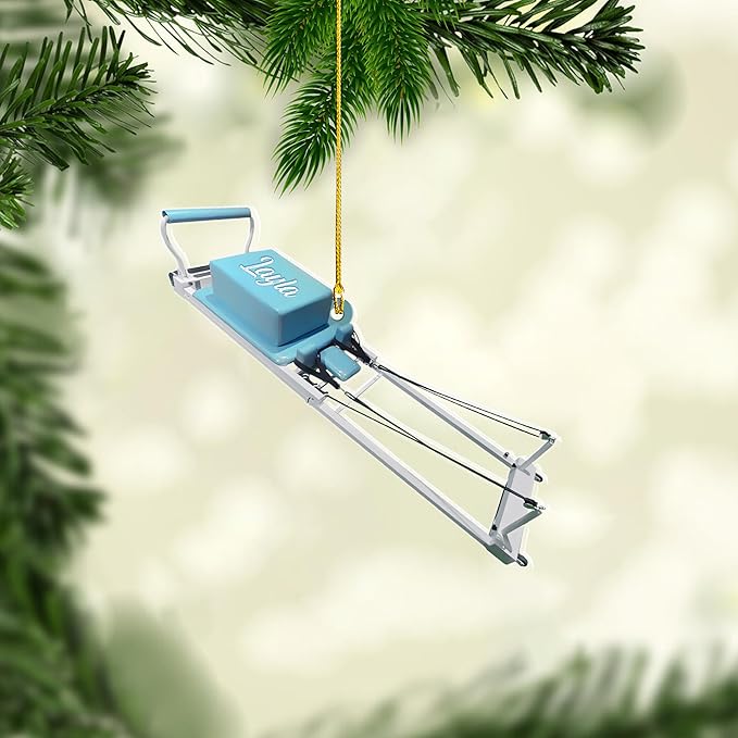 Customized Pilates Christmas Ornament - Pilates Gift for Women LL20