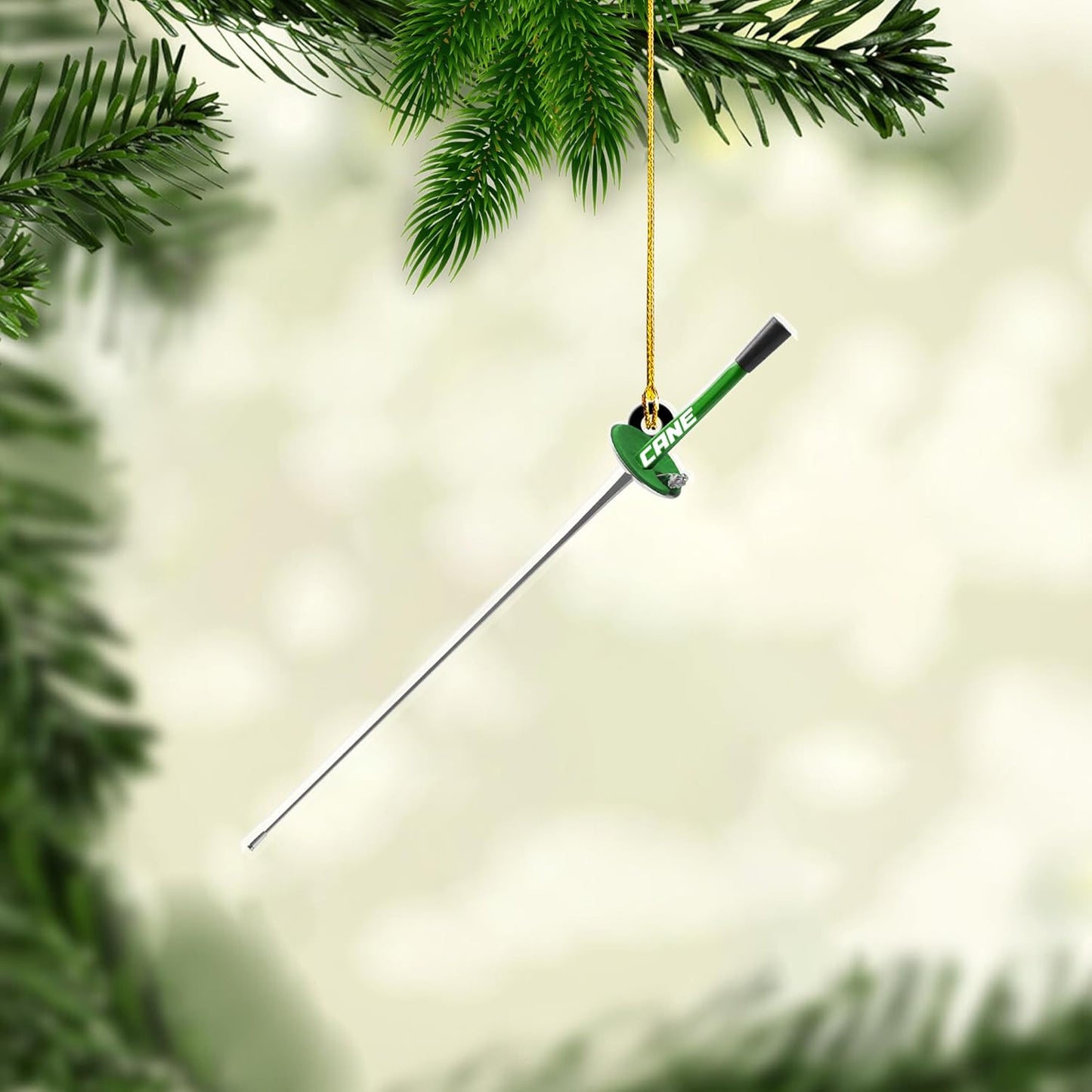 Personalized Fencing Christmas Ornament Christmas Tree Decor Gift for Fencer 2025 Fencing for Christmas Tree C10