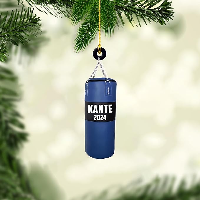 Custom Boxing Gloves Christmas Ornament - Personalized Boxing Ornament Gift LL18