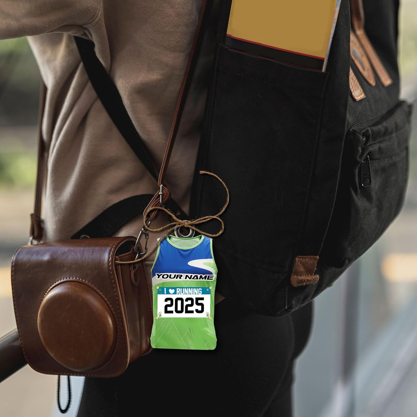 Personalized Marathon Finisher Ornament – Custom Name Acrylic Running Keepsake, Holiday Runner Gift TM8