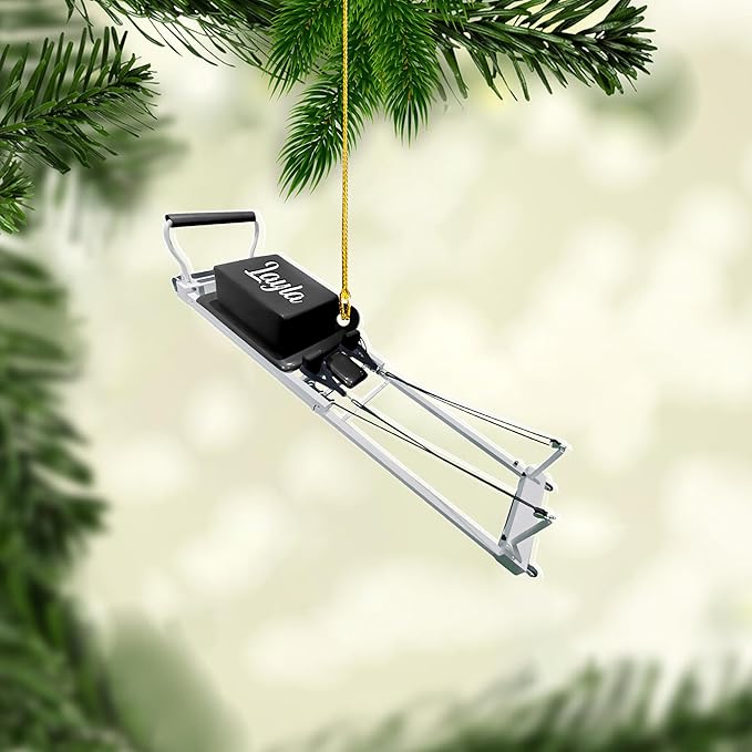 Customized Pilates Christmas Ornament - Pilates Gift for Women LL20