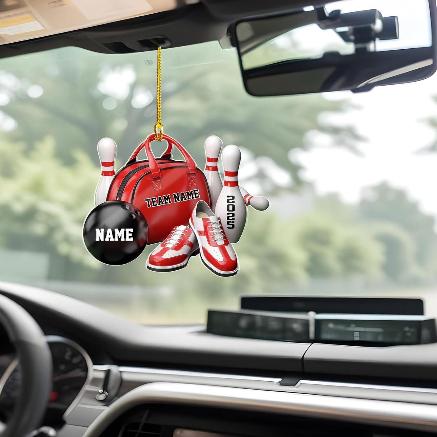 Custom Bowling Tools Ornament - Bowling Ornament Bowl 1