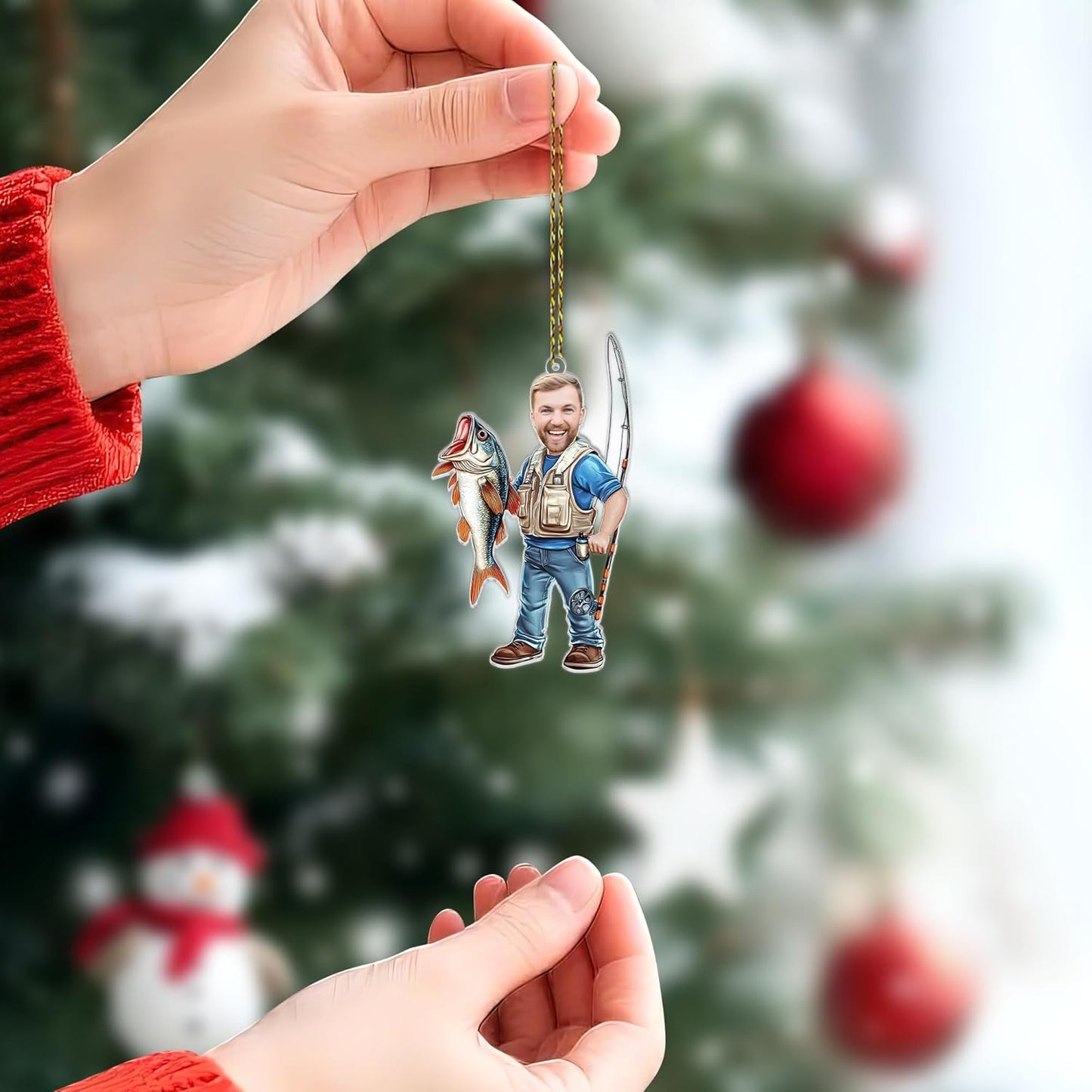 Personalized Hunting Vest 2D Flat Ornament - Duck Hunting Gifts for Men Women T32