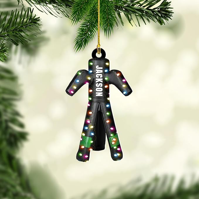 Personalized Boxing Gloves Christmas Ornament - Boxing Ornament Gift LL9