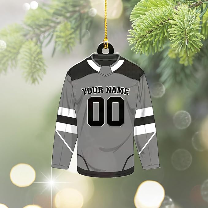 Custom ice Hockey Ornament N50