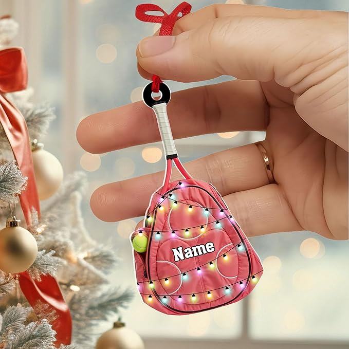 Personalized Tennis Christmas Ornament N16