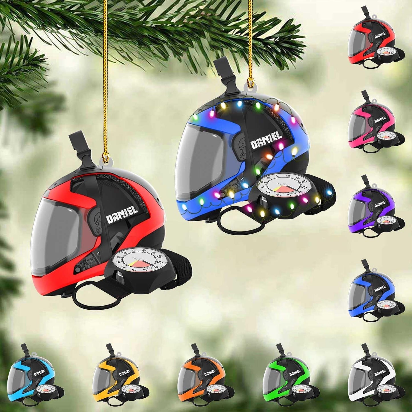 Custom Skydiving Christmas Ornament – Skydiver Xmas Decor O29