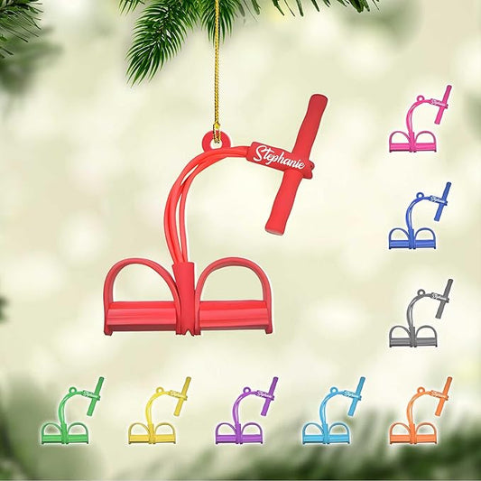 Customized Pilates Christmas Ornament - Pilates Gift for Women, Ornament Gift LL21