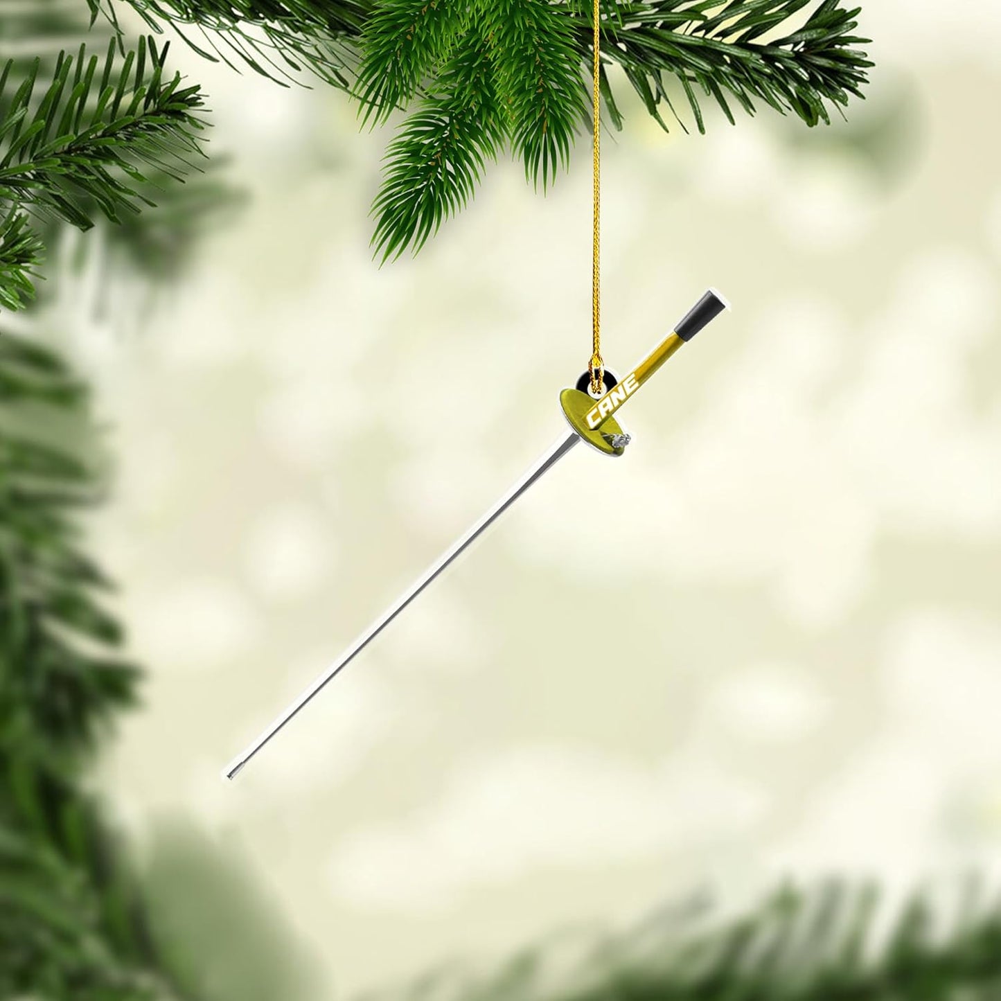 Personalized Fencing Christmas Ornament Christmas Tree Decor Gift for Fencer 2025 Fencing for Christmas Tree C10